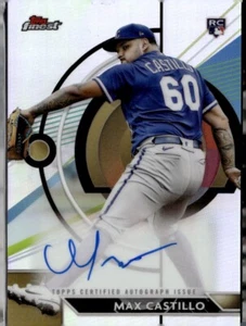 2023 TOPPS FINEST AUTOGRAPH #FA-MCAS MAX CASTILLO RC - Picture 1 of 2