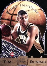 Tim Duncan - 1997 Collector's Edge Impulse Rookie Die-Cut Insert #1 HOF