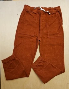 NWOT HANNA ANDERSSON AMBER WOODS STRETCH CORDUROY CORD JOGGERS PANTS 120 6 7 $50 - Picture 1 of 6