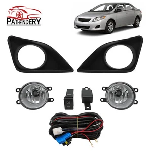 Fog Lights 1*Pair For 2009-2010 Toyota Corolla Bumper Driving Lamps w/Switch - Foto 1 di 10