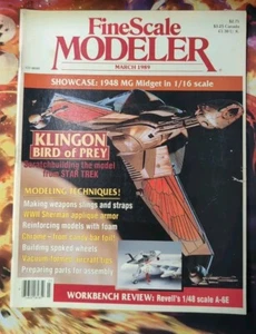 Fine Scale Modeler (Mar '89) Vol.7/#3 KLINGON BIRD OF PREY ISSUE G-VG Condition - Picture 1 of 8
