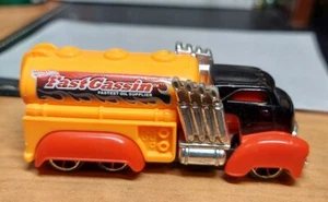 Hot Wheels Fast Gassin' schwarz/orange lose Auto Malaysia Base C119  - Bild 1 von 4