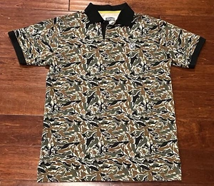 Billionaire Boys Club Green Camo Brigade Mens Small Astronaut Logo Polo Shirt - Picture 1 of 11