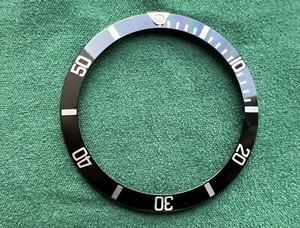 Genuine Rolex Submariner 16610 Faded Black Bezel Insert - OC#734 - Picture 1 of 5