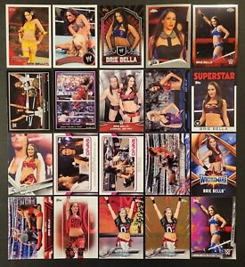 Lot of 20 Different BRIE BELLA Wrestling Cards WWE Twins 2010-2018 WRE1316
