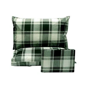 Polyester Cotton Checkered Forest Quilt Cover Set King - Picture 1 of 2