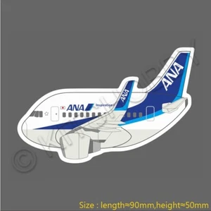 Airbus A320 All Nippon Airways (ANA) Ei Flugzeug Q Logo Aufkleber (Größe 9 cm x 5 cm) - Bild 1 von 1