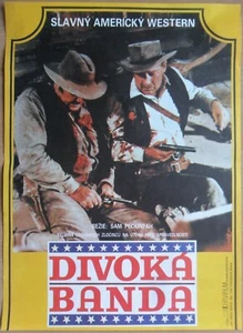 1969 Wild Bunch ORIGINAL Czech 1st '91 Two POSTERS Sam Peckinpah cowboy Classic - Picture 1 of 4