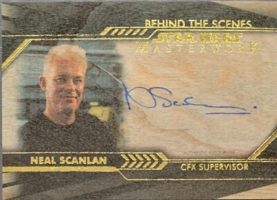 2020 Star Wars Masterwork Neal Scanlan CFX Supervisor Auto Wood One 8/10  - Image 1 of 3