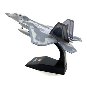 New 1:100 Scale US F-22 Raptor Fighter Aircraft Diecast Metal + Plastic Model - Picture 1 of 14