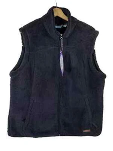 Free Country Womens Plush Vest Black XXL - Picture 1 of 1