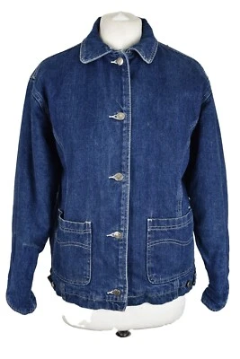 ST MICHAEL Blue Denim Jacket size 9-10 Years Girls Minnie Mouse Button Up - Image 1 of 4