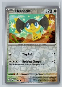 Pokemon Surging Sparks #154/191 Helioptile Reverse Holo - Picture 1 of 2
