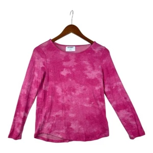 New Old Navy Tie Dye Girls Sweater size Large 10-12 Pink/White - Picture 1 of 6
