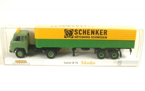 Scania LB 76 Pritsche/Plane-Sattelzug Schenker Göteborg Svezia - Immagine 1 di 1