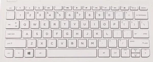 HP Stream 11 11-Y0 11-Y012NR WHITE LAPTOP KEYBOARD KEYS KEYCAPS (INDIVIDUAL KEY) - Picture 1 of 4
