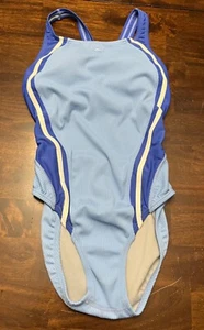 Speedo blau einteiliger Badeanzug mit HydroBra Damen Größe 8 - Bild 1 von 6