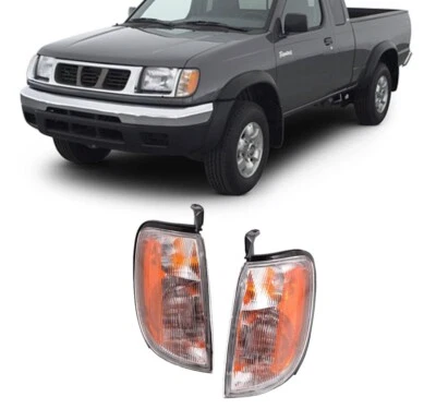 For 1998-2000 Nissan Frontier Corner Signal Lights Driver & Passenger | PAIR - Image 1 of 4