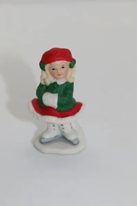 Lefton Monica Banks Christmas Colonial Village 1987 #06553 Figurine - Picture 1 of 3