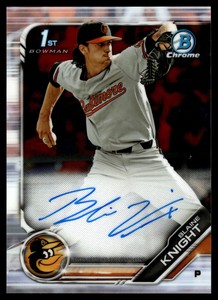 2019 1st Bowman Chrome Blaine Knight Auto #CPA-BK Baltimore Orioles