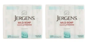 Jergens Mild Soap Bars Cleans & Freshens 3.5oz 8 Bars
