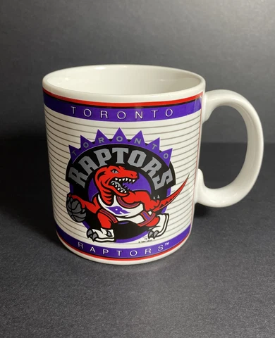 Vintage Toronto Raptors Coffee Mug 1994 Sports Impressions NBA Collectible Cover