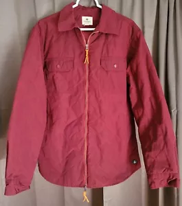 Sperry mens XL burgandy/cranberry color zip up. Quilted design See Description - Picture 1 of 9