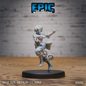 Weiblicher Mönch Spieler Figur B von Epic Miniatures RPG D&D Pathfinder 3D Druck - Bild 1 von 2
