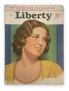 Seltene Liberty Zeitschrift von 1932 Warum unsere reichen Männer sich umbringen - Bild 1 von 24