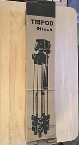 Tripod Camera Stand and Mobile Stand Model Button Cell 51 Inch - Picture 1 of 4