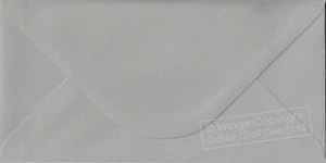 Eule grau 110 mm x 220 mm gummiert 120 gm DL/dreifach gefaltet A4 farbige Umschläge - Bild 1 von 1