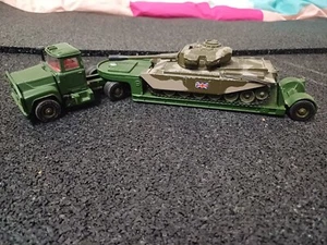 Corgi Major Toys Mack Truck Tieflader Centurion MKIII Panzer - Bild 1 von 9