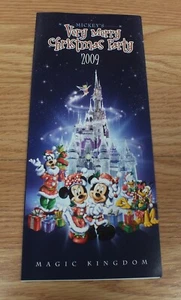 Disney Magic Kingdom 2009 Mickey's Very Merry Christmas Party Park Karte - Bild 1 von 3