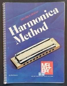 Harmonica Method By Mel Bay Beginners Professionals Lesson Song Music Book - Picture 1 of 6