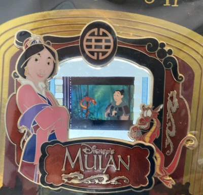 A Piece of Disney Movies Pin Mulan LE 2000 Rare Scene Mushu Dragon Ping PODM - Image 1 of 4