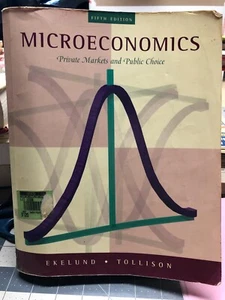 VTG 1997 MICROECONOMICS*Robert Ekelund/Robert Tollison College Course Textbook - Picture 1 of 10