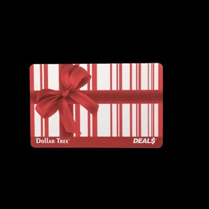 Dollar Tree Red Bow NEW 2012 COLLECTIBLE GIFT CARD $0 #6006 - Picture 1 of 1