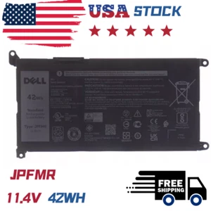 42Wh Genuine JPFMR Battery Dell Chromebook 3400 5488 5493 5593 16DPH 65N6H 7T0D3 - Picture 1 of 5