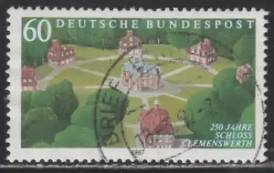 Germany 1987 SC# 1500 - Clemenswerth Hunting Castle, 250th Anniv. Used Lot # 63 - Picture 1 of 2