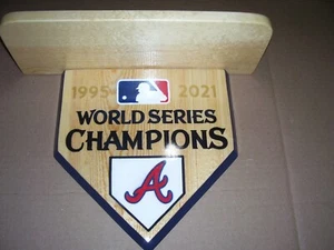 Chipper Jones Braves World Series Bobble heads display shelf - Picture 1 of 4