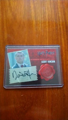 Harry Potter and the Deathly Hallows part 1 Albert Runcorn autograph card - Image 1 of 2