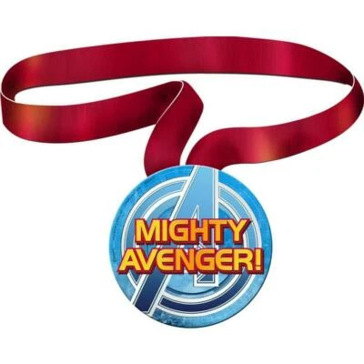 Avengers Assemble Birthday Medal "Mighty Avenger" -party supplies - Image 1 of 3
