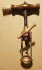 Antique Lund Style Rack & Pinion Corkscrew & Brush in Superb Condition