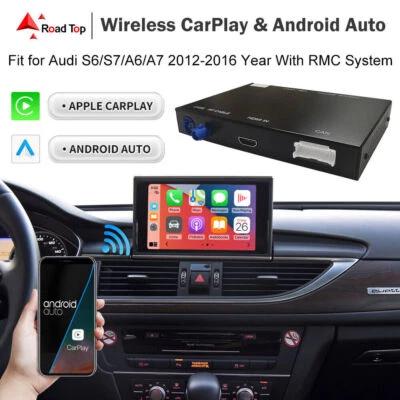 Wireless Carplay Android Auto Nachrüstung Kit für Audi A6 S6 A7 C7 RMC 2012-2016 - Bild 1 von 4