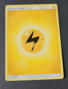 Carte Pokémon PROMO N°2/30 Energie Electrique - Trainer Kit Raichu D'Alola - Imagen 1 de 2