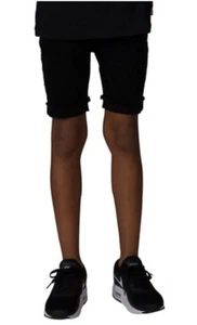 Levi's Boy's 511 Slim Cuffed Cut-Off Shorts - Black - Picture 1 of 3