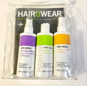 HairUWear Essential Care Reiseset Shampoo, Conditioner & Spray 3,4 Unzen - Bild 1 von 8