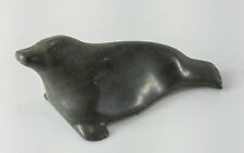 Antique Native American Indian Inuit Eskimo Carved Serpentine Stone Seal