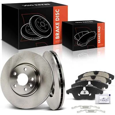 Rotores de freno de disco delanteros y pastillas de freno de cerámica para Volvo S60 S80 XC70 Land Rover Foto 1 de 4