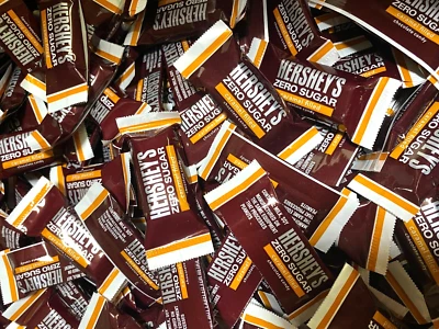 HERSHEY's Zero Sugar Free Milk Chocolate Caramel Filled, Bulk Candy (2 Pounds) - Image 1 of 4
